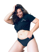 Culotte menstruelle Ophelia flux moyen bio Sherydane-suisse
