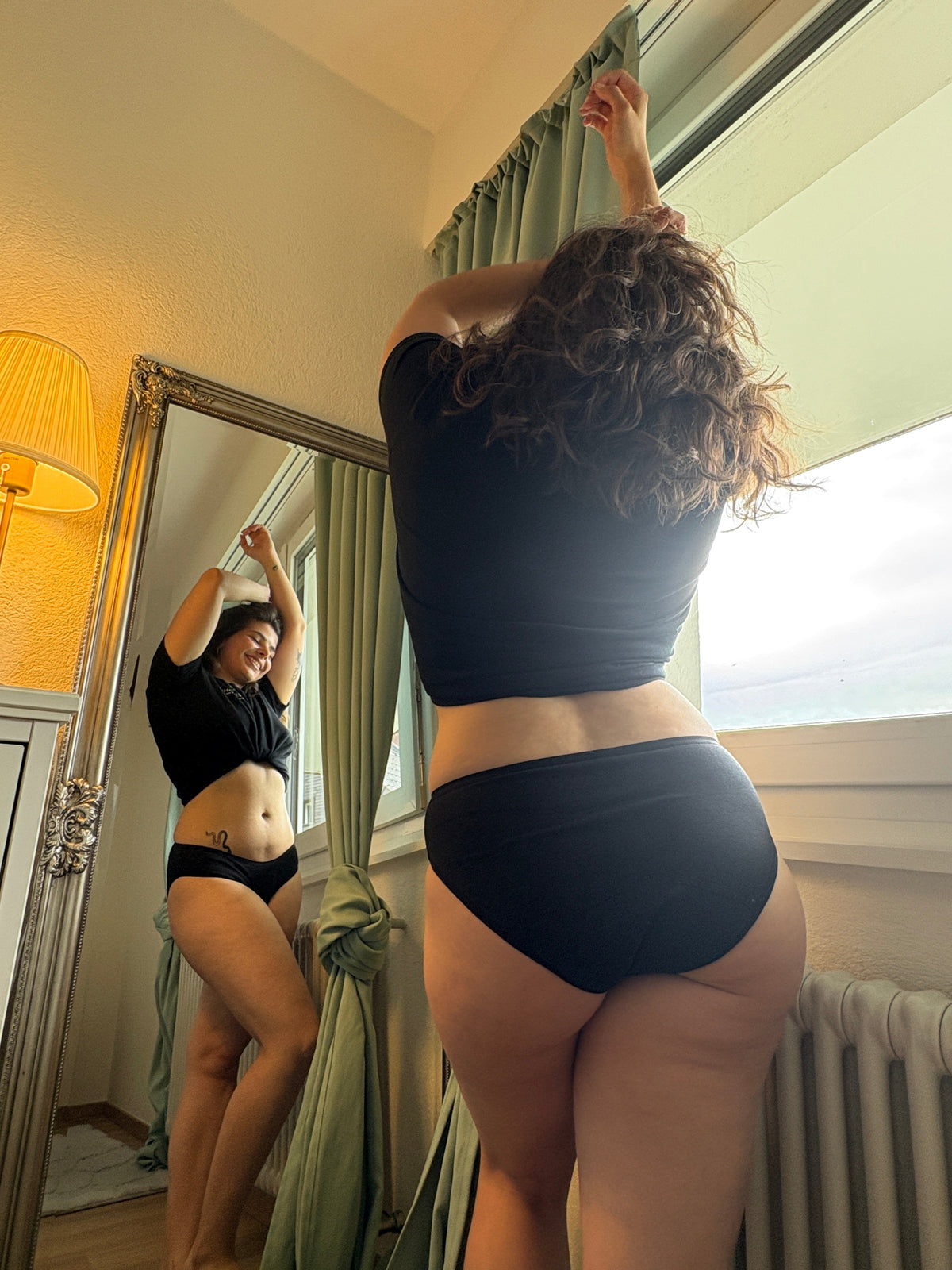 Culotte menstruelle Ophelia flux moyen et léger Sherydane-suisse