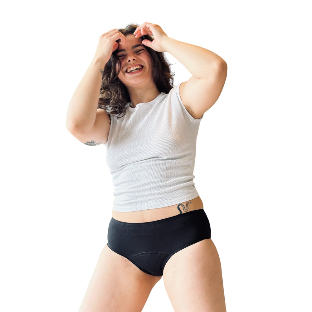 Shorty menstruel Sylvie - très absorbant - Pack x3 🩸🩸🩸🩸