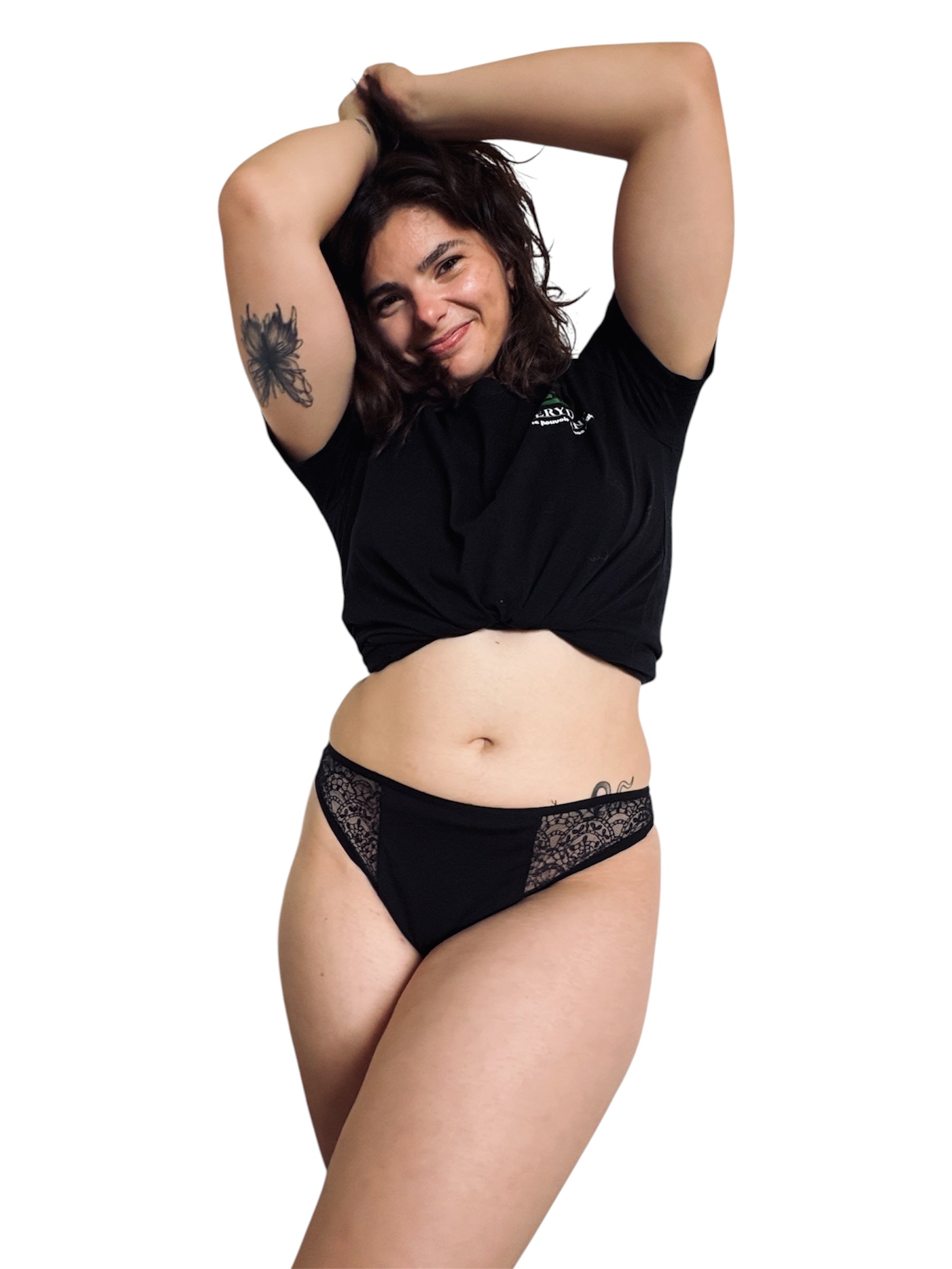 String tanga menstruel flux léger Sherydane