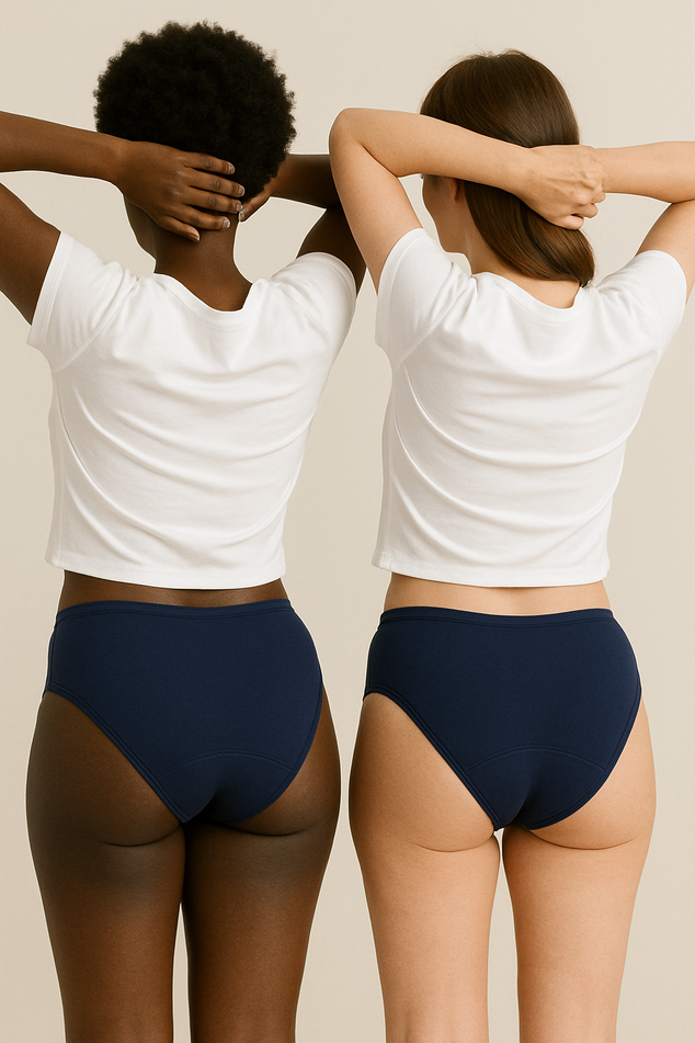 Culottes menstruelles Jade - Marine - Pack x2 🩸🩸🩸