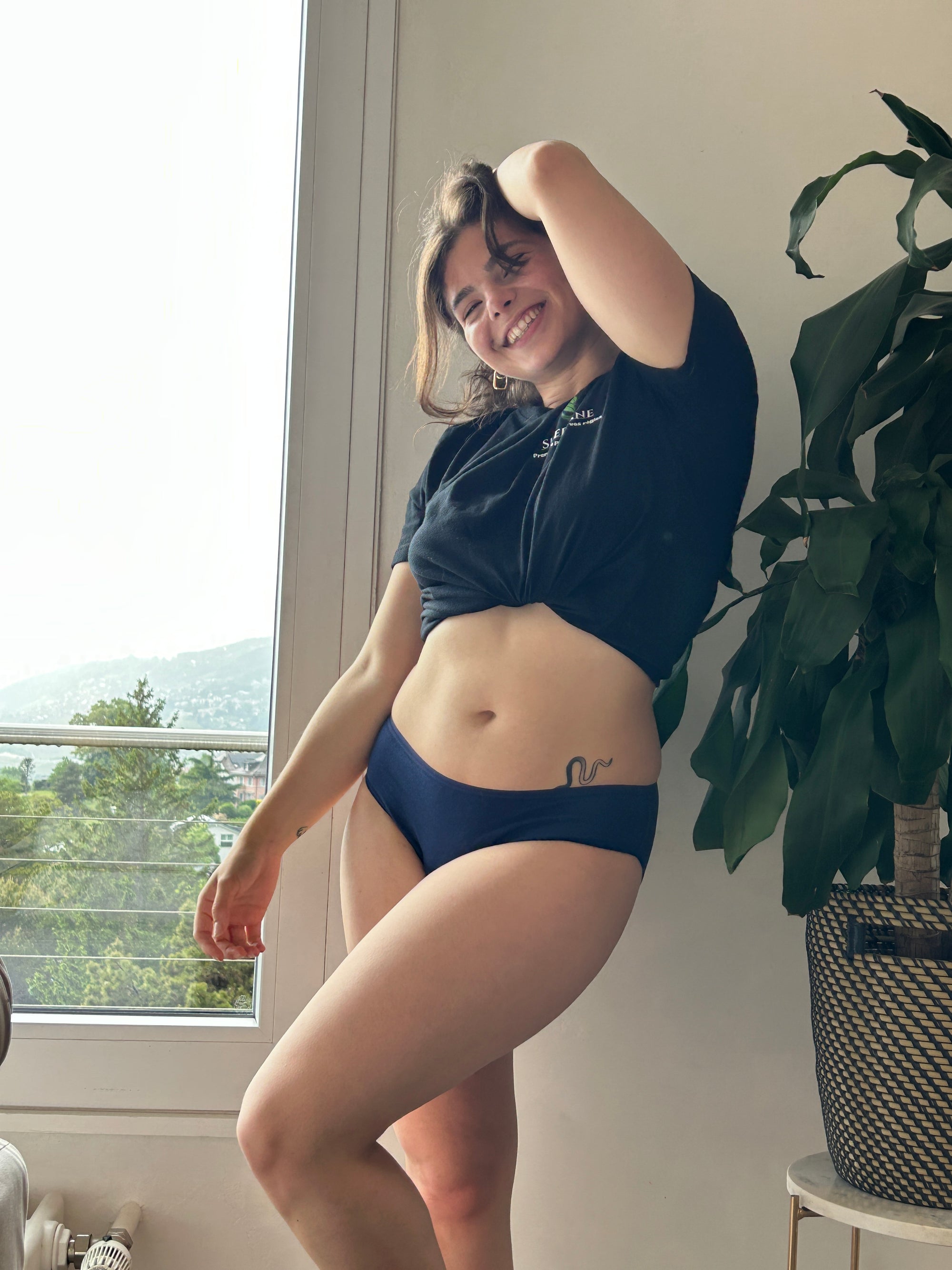 Culottes menstruelles Jade - Marine - Pack x3 🩸🩸🩸