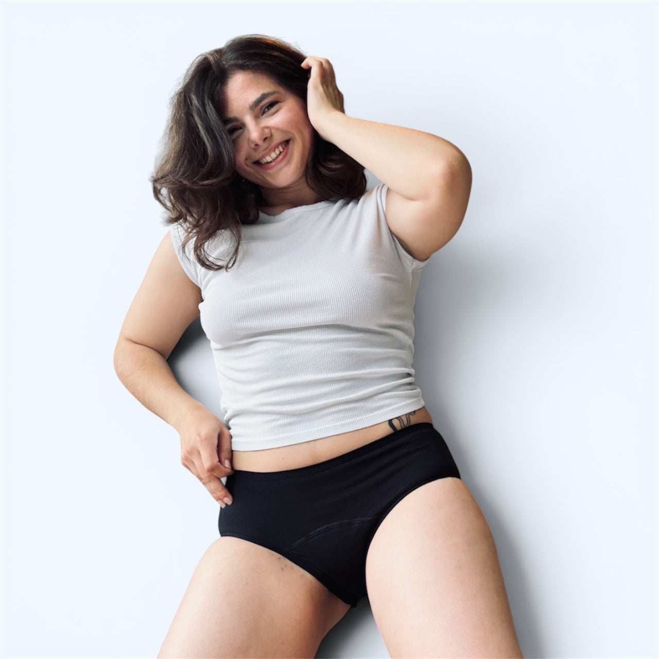 Shorty menstruel flux abondant - sport - Sherydane sans toxine